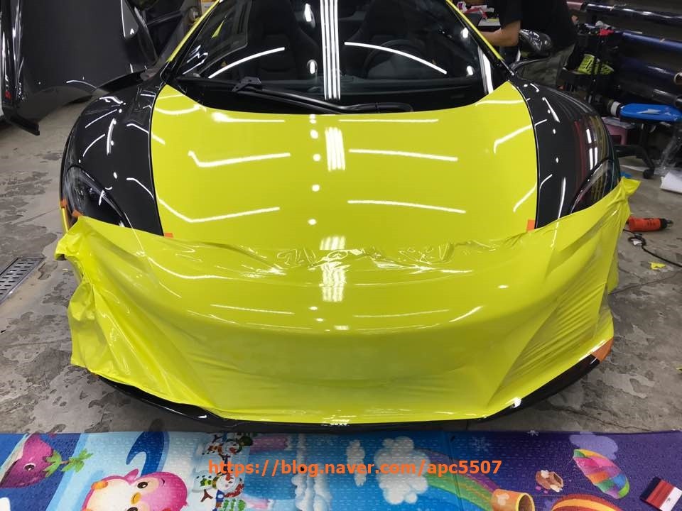 맥라렌랩핑 슈퍼카 시공기 / 용산구 문배동