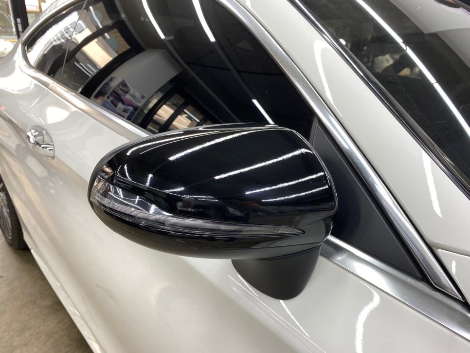 C43amg 쿠페 루프스킨, 사이드미러커버 포인트랩핑_덕소랩핑_다산랩핑_구리랩핑_위례랩핑_강동랩핑_마석랩핑