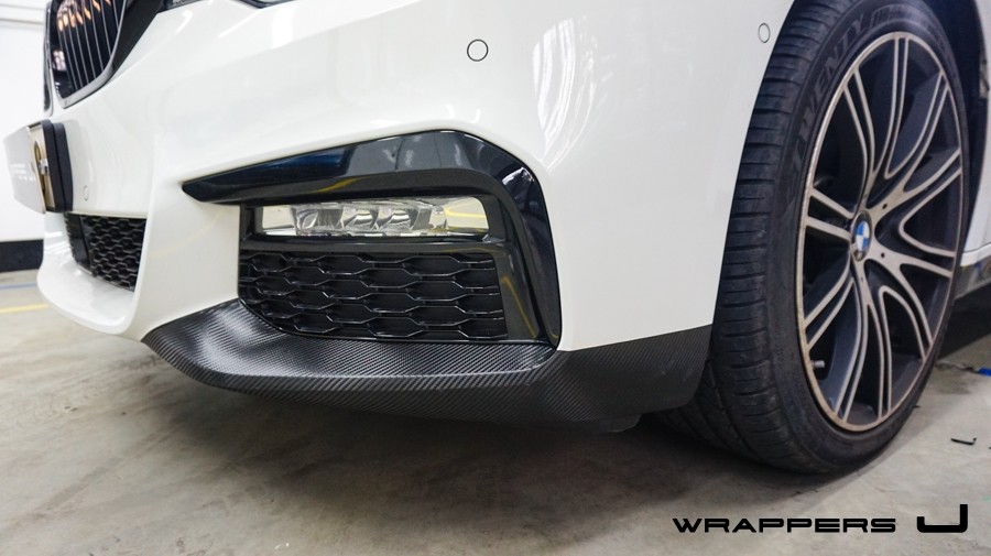 G30 BMW 530i 그릴랩핑 M퍼포먼스사이드그릴 사이드미러랩핑 루프스킨 서울 마포구 여의도