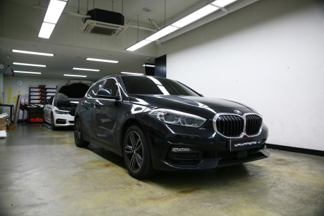BMW 118d 크롬죽이기 크롬딜리트 서울 마포 자동차 부분랩핑 / 서울 마포구