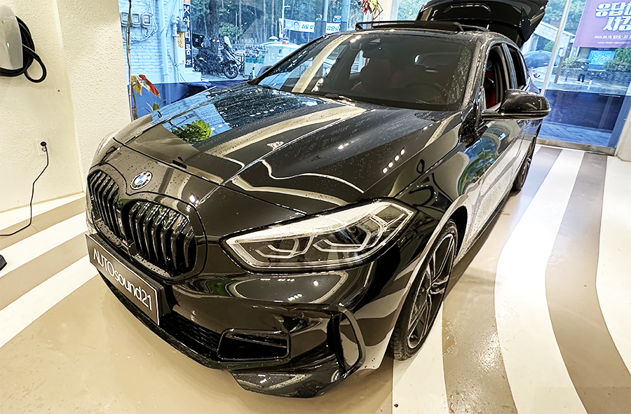 BMW 118d 2021년식▶ 100% 독일의 하드웨어와 소프트웨어로 중무장한 MATCH DSP, 매치 앰프를 장착합니다. / 서울 마포구