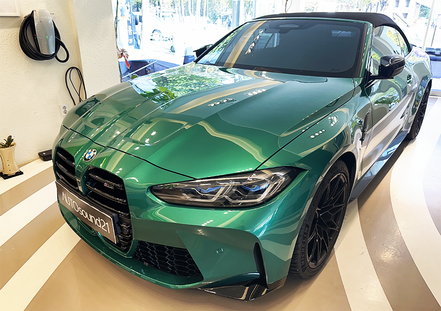 BMW M4 2023년식▶ 매치 UP10 DSP + 전용 케이블 + Focal 유토피아M 베릴륨 트위터, 미드레인지 스피커 장착합니다. / 서울 마포구