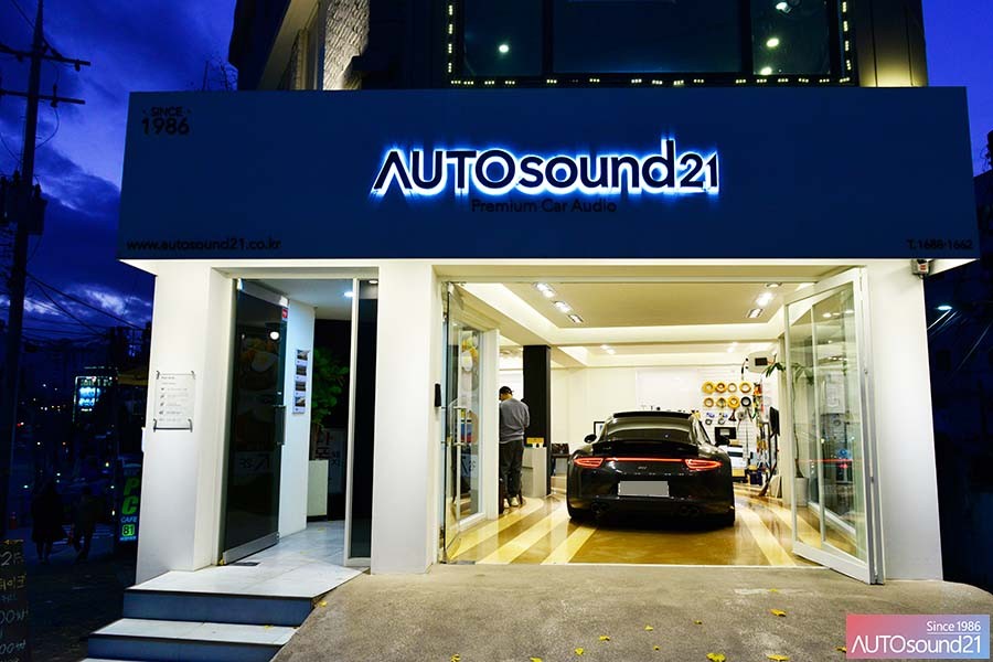 포르쉐 911 카레라 4S 2014년식▶ SOUND UP 하이브리드 파워켑 8F 작업. / 서울 마포구 신수동