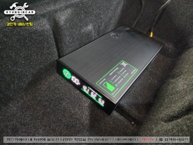 BMW 420D 셀뱅크 18A 자동차 블랙박스 보조배터리 설치