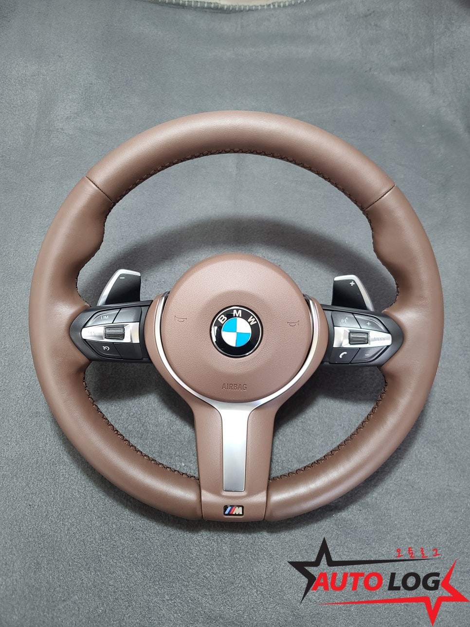 BMW X6 M 핸들 컬러커스텀 복원 교체시공~!!! / 광주,전주,익산