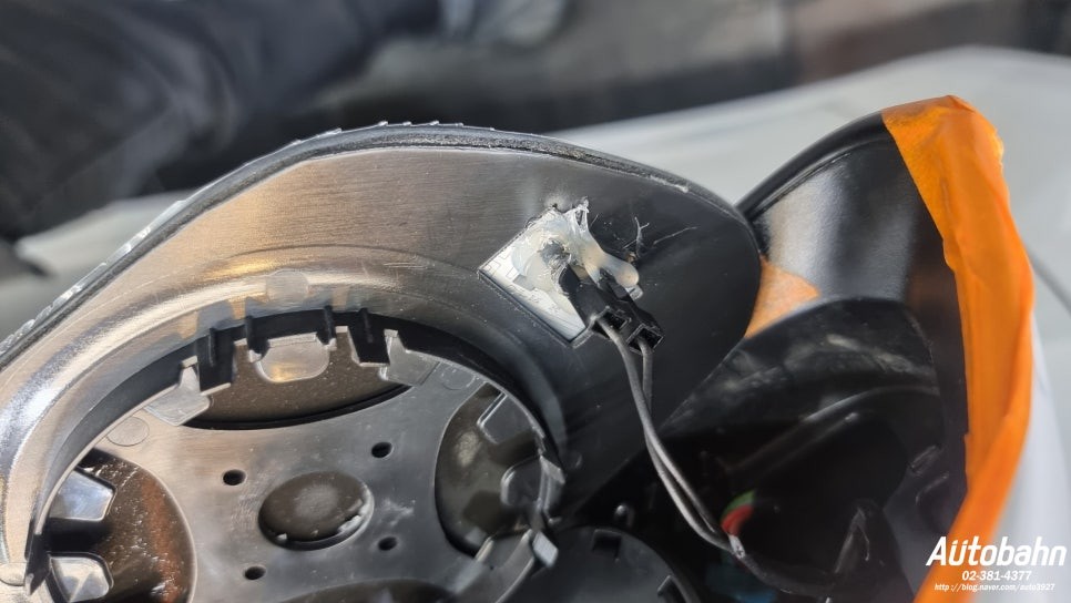 테슬라 모델3 옵틱글래스 장착 사고수리후 재장착 옵틱글래스 시공 운전석만 재시공 / 고양