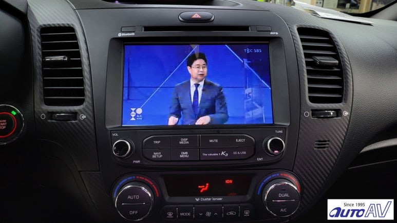 기아자동차 K3 스마트 내비게이션으로 업그레이드, 안드로이드 내비 매립_ 대구