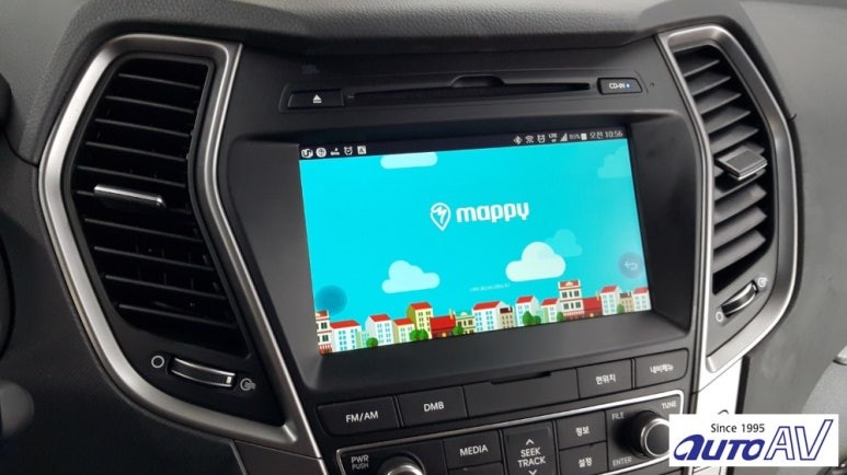 싼타페DM에 스마트한 순정 AVN 네비게이션으로 업그레이드_ 대구 자동차 미러링