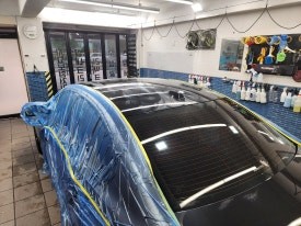 BMW 3시리즈 :  노원낙숫물사고유리막코팅까지 보험처리 받았습니다. / 노원구 공릉동