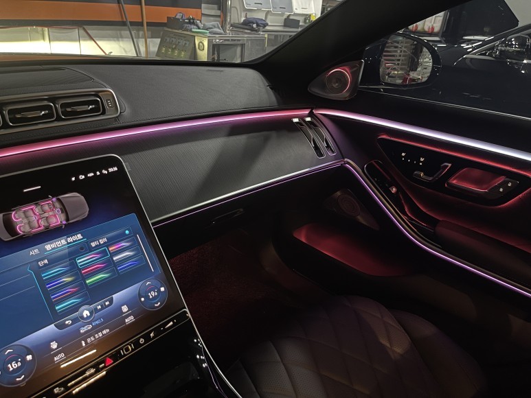 W223 2022 S클래스 순정형 엑티브 엠비언트 작업!! / 중랑, 동대문, 광진구, 성동구