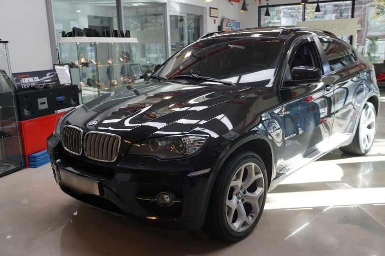 10년도 더된 BMW X6에 안드로이드 시스템과 3D터치 어라운드뷰 시공했어요! / BMW / X6 / 서울 중랑구