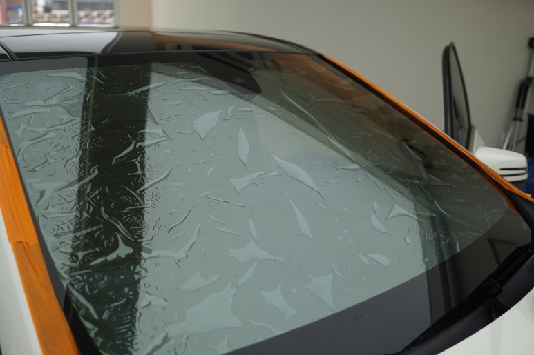 벤츠 B클래스(W246) 삭을대로 삭아버린 전면썬팅필름을 글라스틴트 선셋으로 바꿔 봅시다! / 중랑, 동대문, 광진구, 성동구