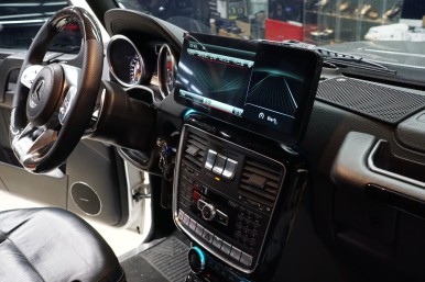 벤츠 G바겐 G63AMG 고장난 오디오 수리후 12.3인치 안드로이드 모니터 설치해드렸습니다. / 중랑, 동대문, 광진구, 성동구