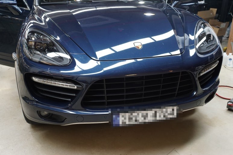 포르쉐 13년식 카이엔터보, 구형 탈출! 컨버전 라이트 & 리어모니터 시공으로 신형처럼 바꿔드렸어요!! / 서울 중랑