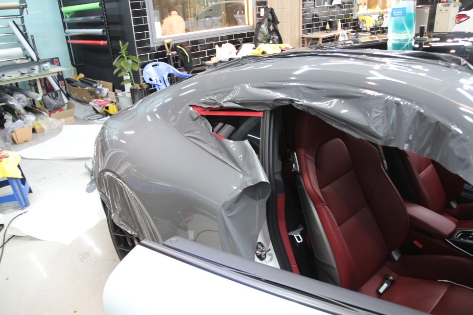 송도랩핑 포르쉐까레라 세련되게 변신! / 인천,송도