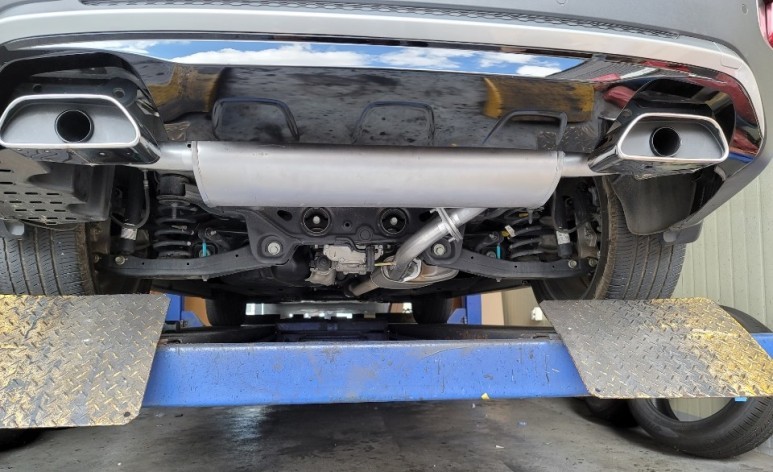 팰리세이드 가솔린 듀얼머플러 작업 뒷태 굿! / 울산, 포항