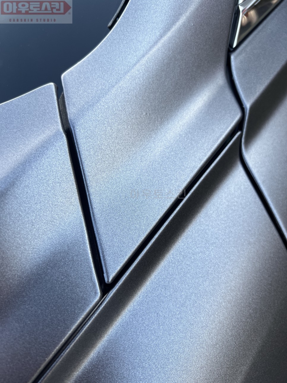 광주랩핑    제네시스g80 3m2080 사틴다크그레이 전체랩핑 시공 / 광주 광산구