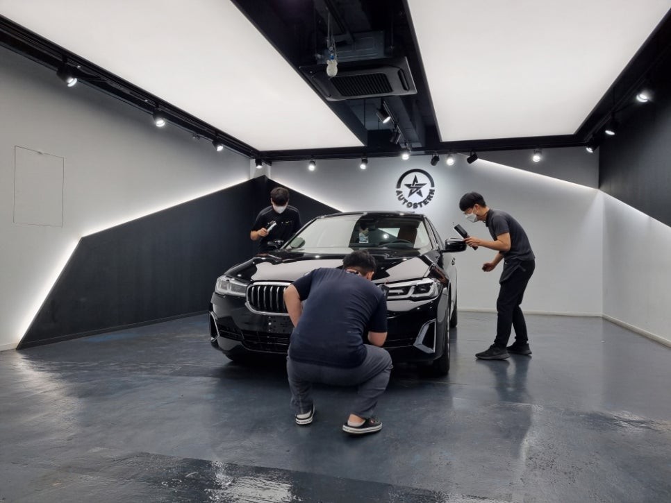 BMW 520i 블랙 루마버텍스900 신차패키지 시공후기~(아우토스턴 X 카포먼스 노원점)