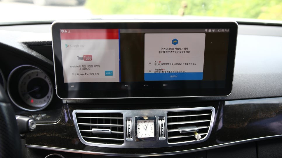 벤츠 E클래스(W212) 네비게이션 사망 블랙아웃 현상! 현명한 대처법은 !? 12.3인치 모니터 확장과 카블릿 M2C 설치해보세요.