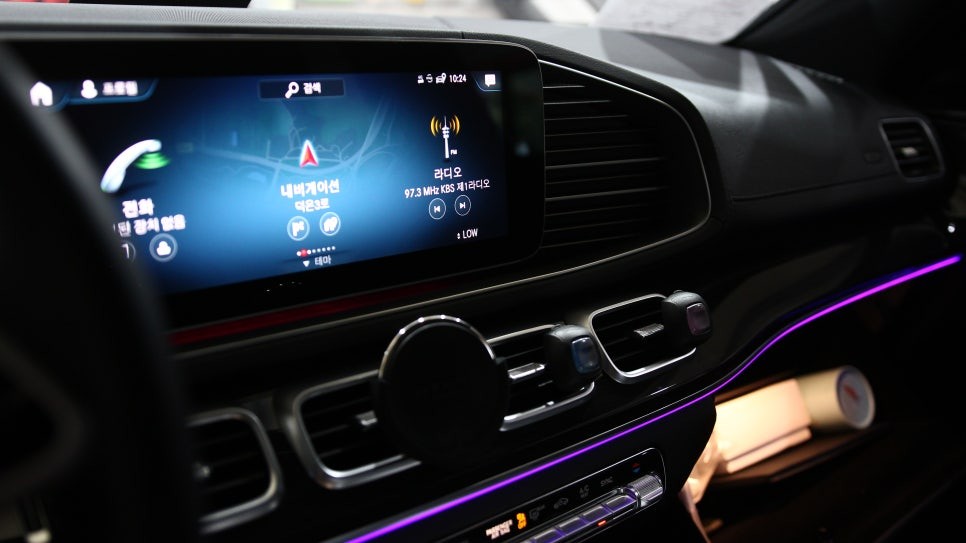 벤츠 GLE400d(W167) 이오나이저 에어발란스/ 고스트도어 옵션을 추가해 주었습니다.