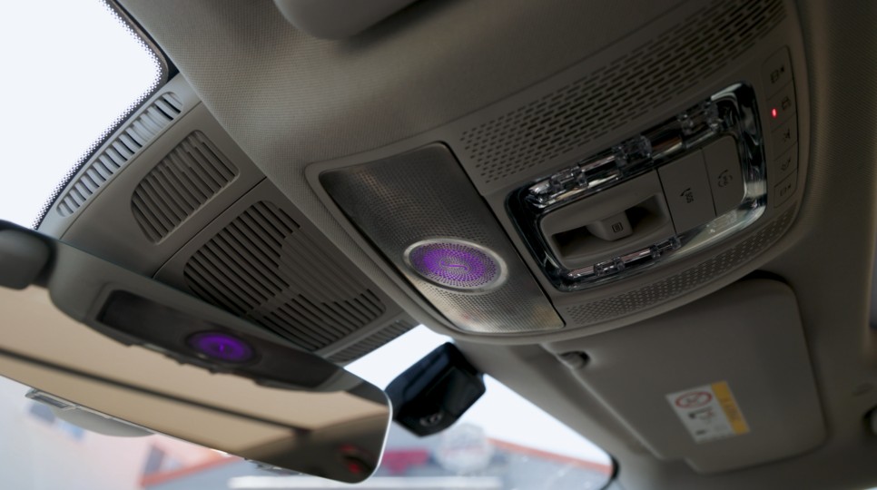 벤츠 GLS580 천장 엠비언트 3종 // X167 천장 부메스터 3종, 썬루프 엠비언트, 썬글라스 케이스 엠비언트