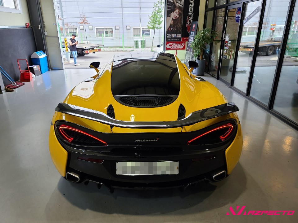 맥라렌 570GT 노비텍 풀카본 스포일러 GT차량은 국내최초?