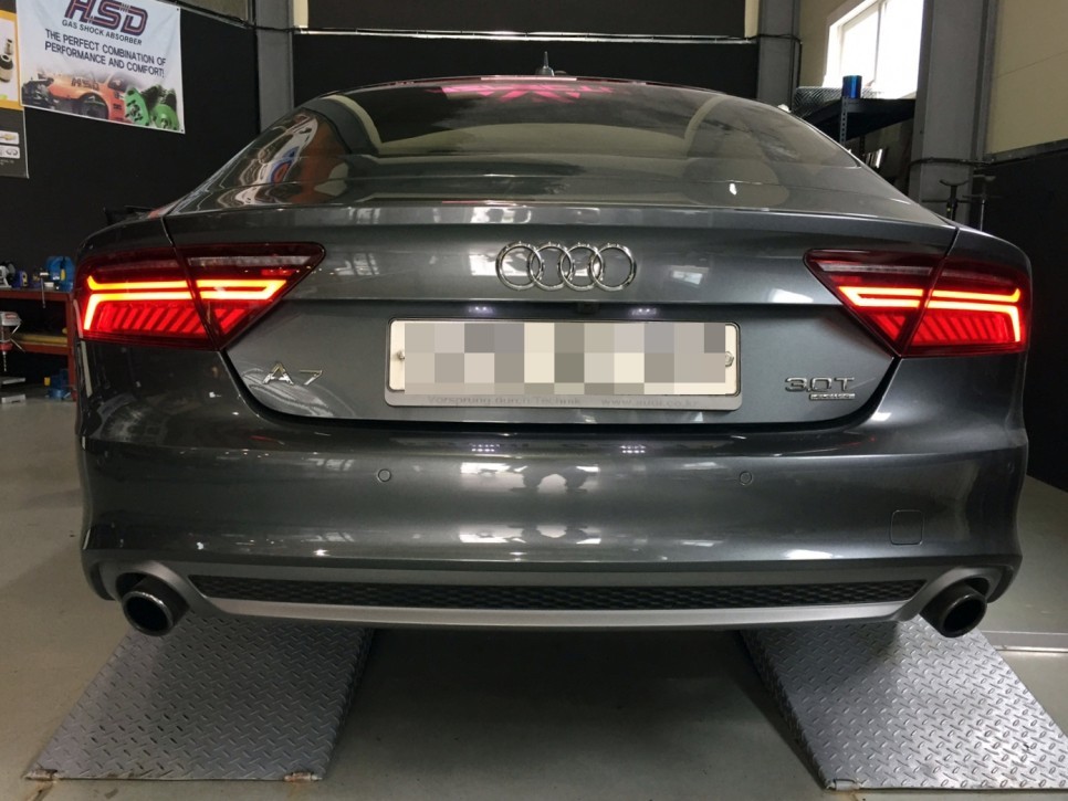 경기북부 / Audi A7 JSR 커스텀 가변배기 + 구조변경 일산 배기튜닝샵 아즈펙토 / 고양 일산동구 / 고양.일산.김포