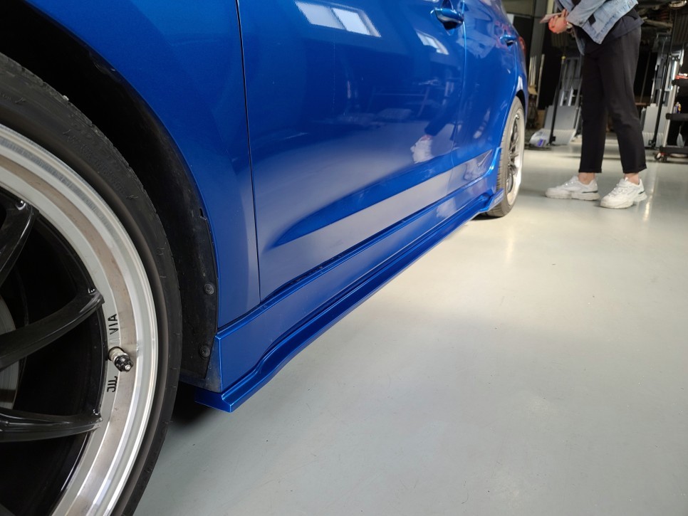 아반떼 스포츠 스탠스 풀바디킷 튜닝 마리나블루 / 고양 일산동구