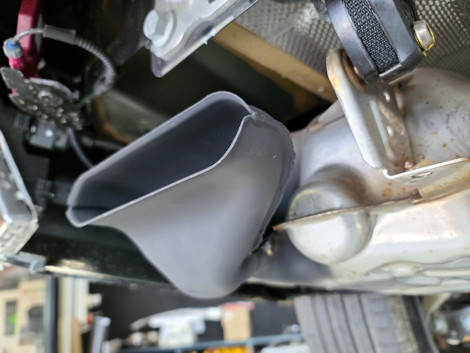 Audi A7 신형 S7스타일 카본수전사 디퓨져 와 머플러팁 / 고양 일산동구