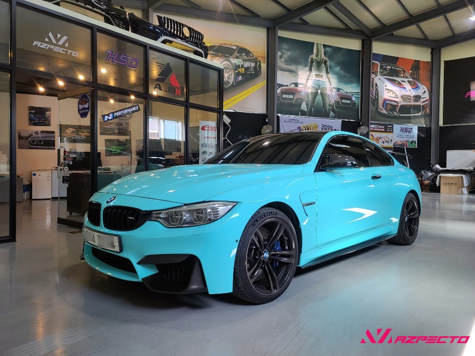 BMW M4 볼스테이너 카본GT윙 인스톨 일산 아즈펙토