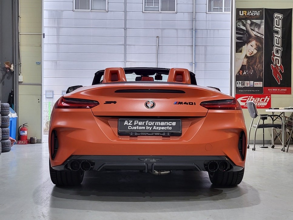 BMW Z4 20i g29 커스텀 가변배기 m40i디퓨저 장착까지 우렁찬 배기사운드 연출 완료