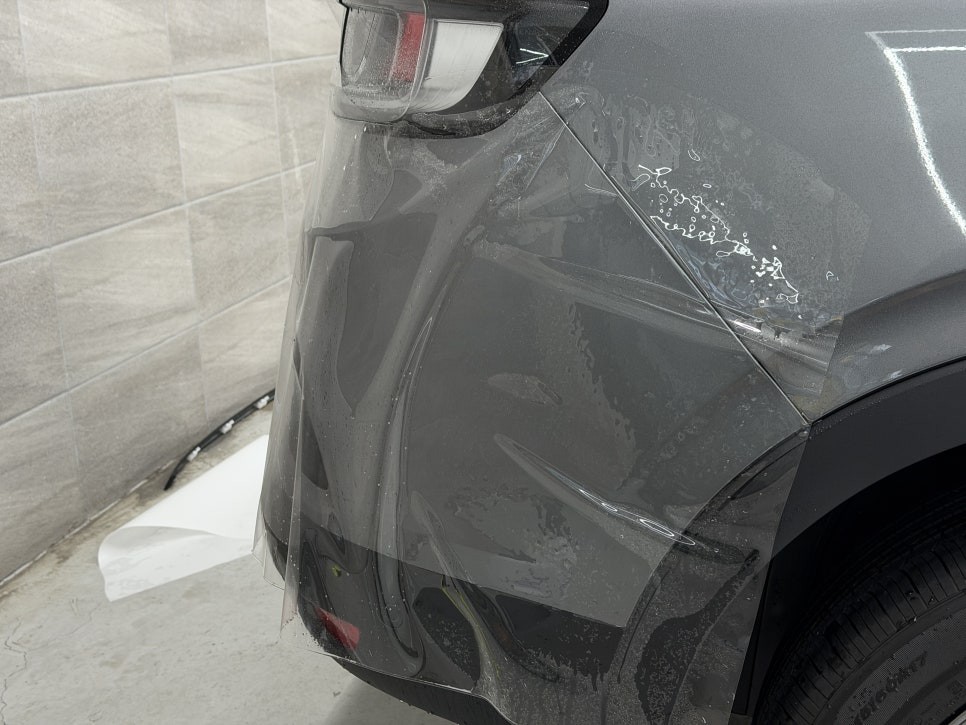 울산 루프스킨 블랙 PPF로 뚜껑 유리 만들기, 르노 아르카나 본넷 PPF 앞뒤범퍼 PPF 시공 추가 / 울산 남구