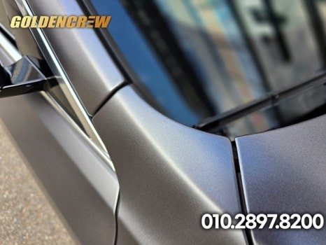 인천랩핑 bmw 6gt 3m 사틴다크그레이 전체랩핑 시공 완료