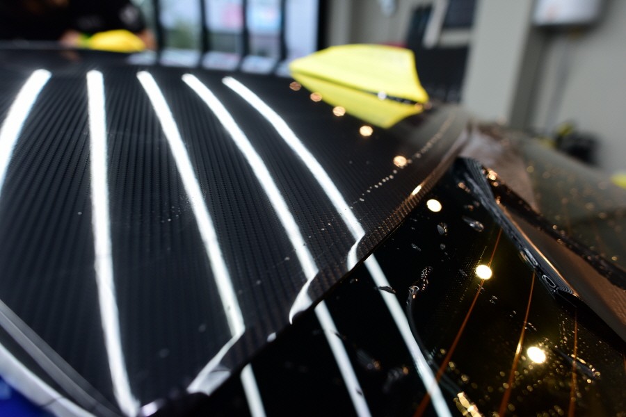 [루프스킨] BMW 320d(G20) 리얼카본PPF 루프스킨PPF시공-!!!