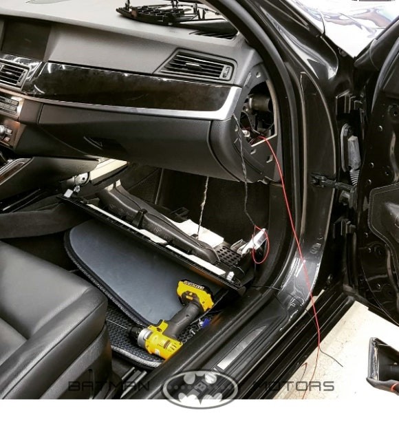 실내센터페시아.도어엠비언트라이트.도어고스타라이트.시공장착.BMW528I - [배트맨모터스] / 대구 북구, 구미, 경산