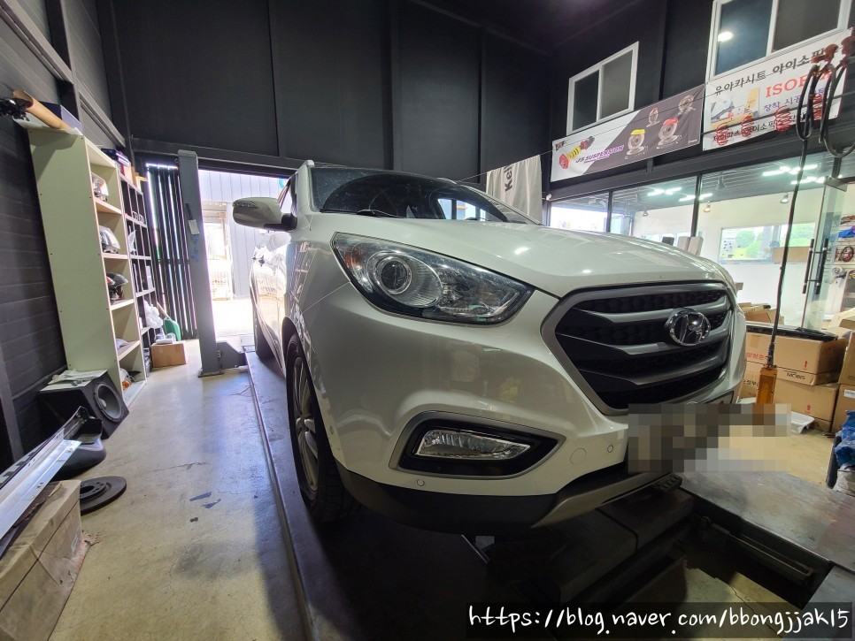 포항 경주 투싼 IX 신형 뉴투싼 그릴 및 범퍼교체 이식 사례 / 포항, 경주