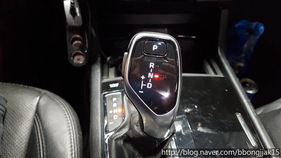 기아 K7 에쿠스 기어봉 이식 시공사례 후기 포항경주울산울진영덕 신차검수 순정옵션 닷기어봉 썬팅 블랙박스 전방센서 / 포항, 경주