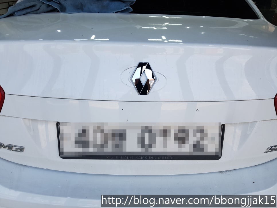 뉴SM3 르노 플르언스 그릴 및 엠블럼 이식으로 새로운 느낌을 가지다 / 포항 경주 엠비언트 라이트 무드등 / 포항, 경주