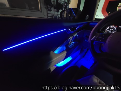 포항경주 더뉴K9 엠비언트 라이트 순정연동 으로 실내를 업그레이드 하다 / 포항, 경주