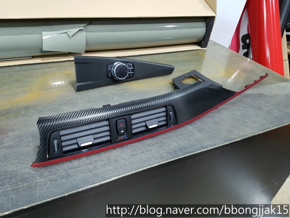 BMW 420D 실내 카본 부분랩핑 시공 및 전조등 테일램프 라이트 필름 시공 / 전체랩핑 PPF 생활보호 / 포항, 경주