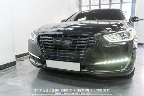 제네시스 eq900 그릴랩핑 데이라이트 상시 면발광 분리까지 ! / 성남,분당,판교