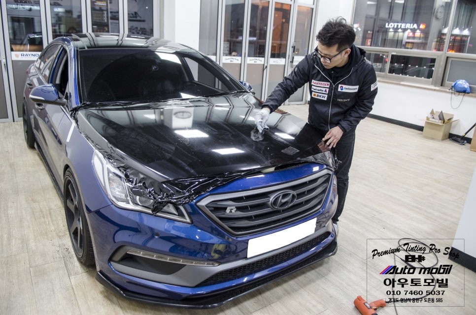 BMW F10 520D 카본드레스업 크롬몰딩을  없애는 부분래핑!