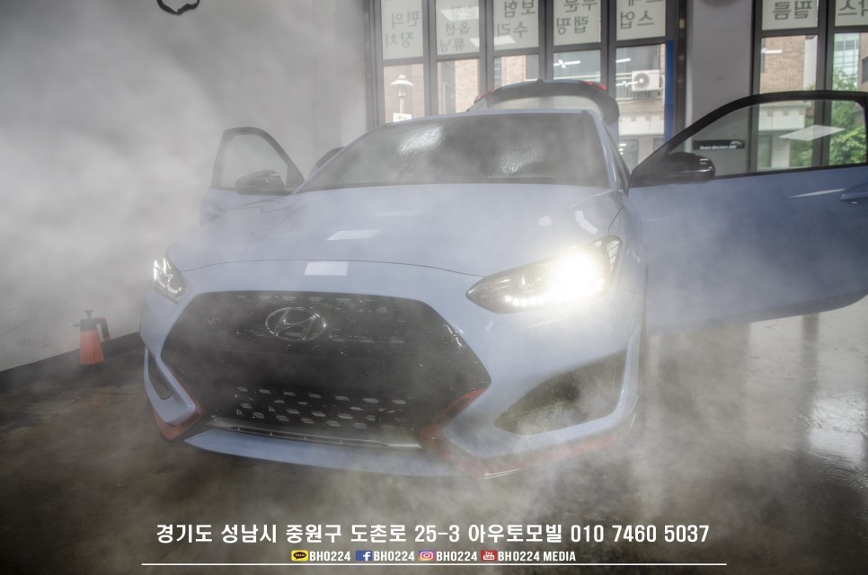 성남랩핑 벤츠 W211 E55AMG 올드한 메트실버 레이노썬팅 분당도촌동 아우토모빌 시공하기