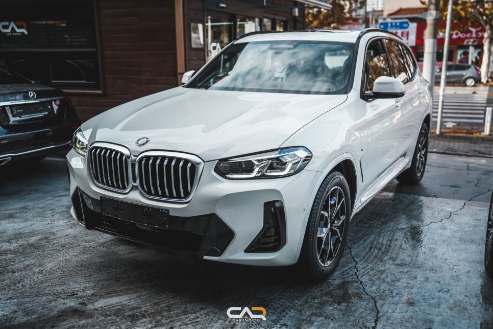 대구 수성 캠프 카인사이드에서 BMW X3 20i 하버캠프 세라믹본드 신차패키지 썬팅 시공한 후기 !