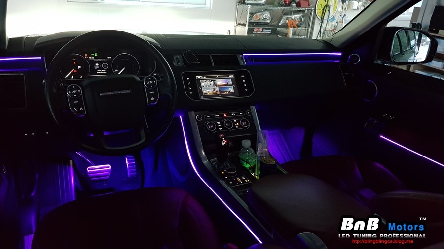 레인지로버 스포츠에 엠비언트 옵션이?? 3세대 스마트 엠비언트로 실내 분위기를 업그레이드하세요~!! / 거제 연초면