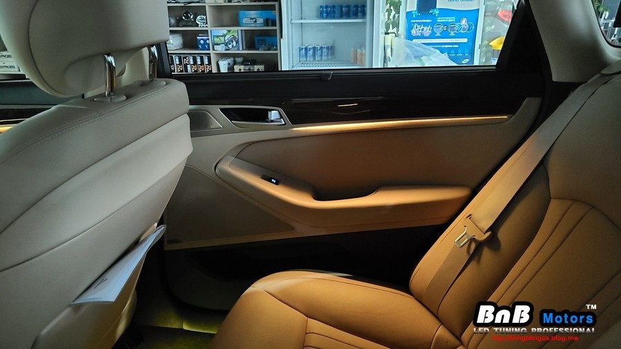 제네시스 G80 엠비언트 튜닝의 기준이되다! 비노출 매립형 엠비언트는 언제나 정답입니다. 경남 거제 창원 부산 진주 엠비언트튜닝 / 거제 연초면