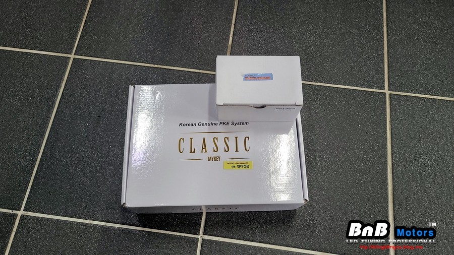 아반떼MD 폴딩키를 스마트키와 버튼시동으로 개조! 마이키 프리미엄 / 거제 연초면
