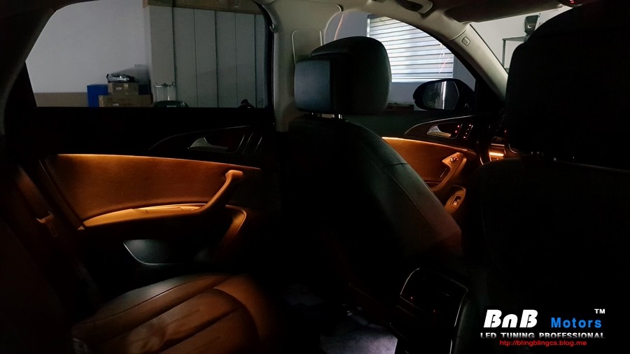 아우디 A6 A7 3세대 스마트 엠비언트라이트 업그레이드 튜닝! 아우디 엠비언트 전문점 비앤비모터스! / 거제 연초면