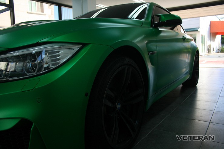 평택랩핑 BMW M4 사틴쉬어럭그린 전체시공! / 천안 신방동