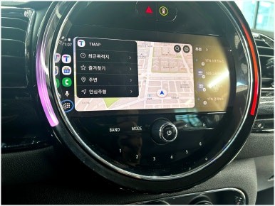 미니 클럽맨 2023 안드로이드오토 시공입니다 TMAP 카카오네비 카플레이